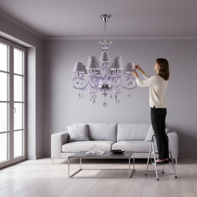 Kristall Leuchte Decken Luster Lampe Leuchte Lampen Decken Bohemia Kronleuchter