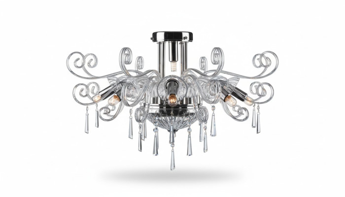 Lampe Luster Kristall Leuchten Decken Hänge Kronleuchter Lampen Leuchte Bohemia