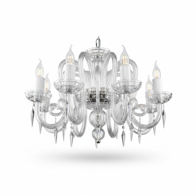 Wohn Ess Zimmer Luster Kronleuchte Deckenlampe Leuchte Lampe Kristall Lampen
