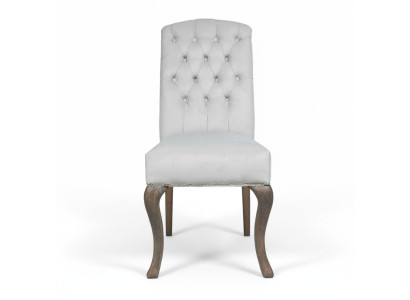 Designer Graue Chesterfield Stühle Polster-Garnitur Hotel-Gruppe x2-er Set