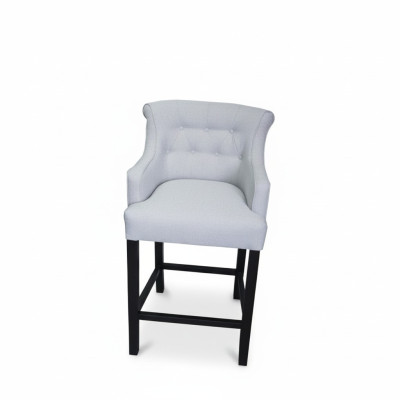 Designer x4 Graue Chesterfield Barhocker Designer Stuhl-Set Polster Lehnstühle