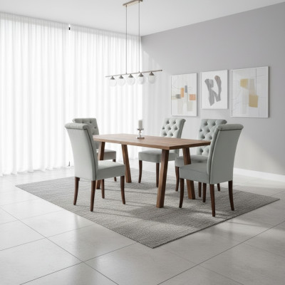 Tisch Moderner Esstisch Holz Design Holztisch Wohn Tische Ess Zimmer