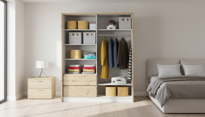 Mehrzweck Regale Schrank Garderobe Regal Kleiderschränke Aufbewahrungs