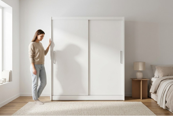 Mehrzweck Regale 200cm Schrank Regal Aufbewahrungs Kleiderschrank