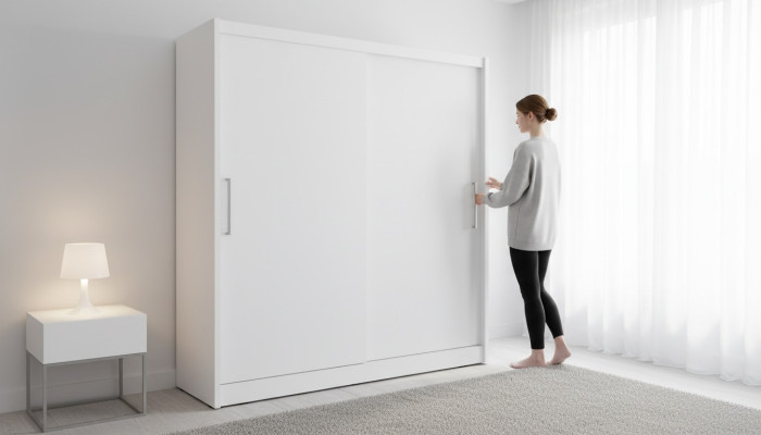 Design Kleider Schrank Schiebe Schränke Holz Schwebe Türen Kleiderschrank