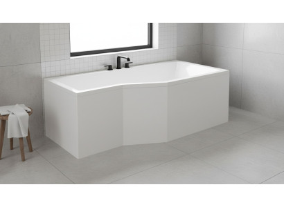 Rechteck Badewanne Bad Modern Badezimmer Wanne Acryl Duschwand