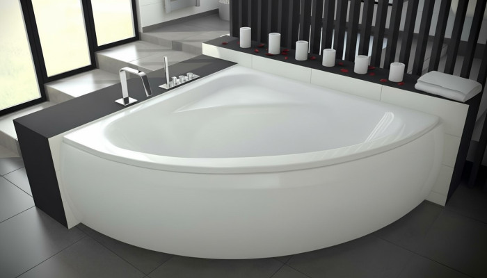 Design Badewanne Eck Acryl Neu Badewannen Wannen Moderne