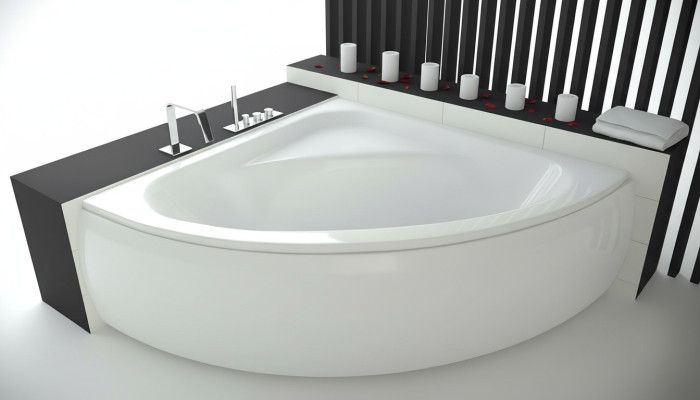 Design Badewanne Eck Acryl Neu Badewannen Wannen Moderne
