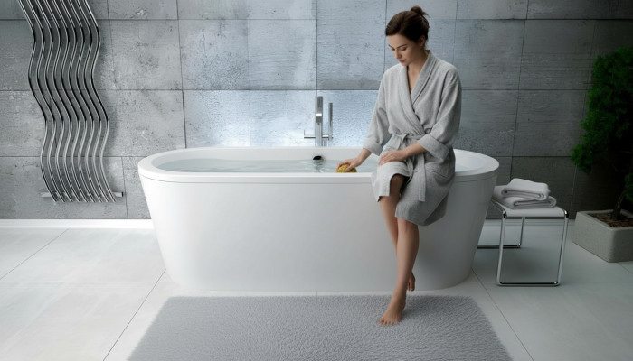 Ovale Wanne Acryl Exclusive Wannen Freistehende Design Neu Badezimmer