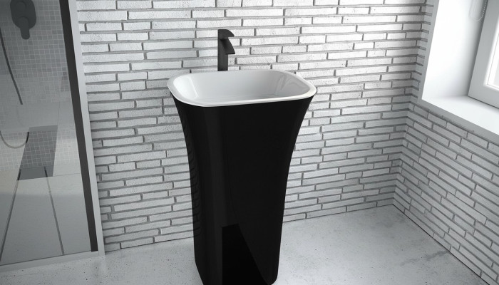 Modernes Design Waschbecken Acryl Stand Bad Freistehender Waschtisch