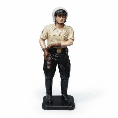 Dekoration Laden Polizist Highway Cop 105cm Statue USA Figur Skulptur Figuren