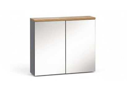 Spiegelschrank Wandschrank Badezimmerschrank mit Spiegel 80 cm Bad Spiegelschrank Wandschrank Badezimmerschrank mit Spiegel 80 cm Bad