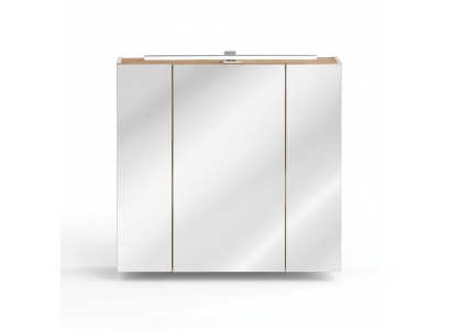 Spiegelschrank Wandschrank Badezimmerschrank mit Spiegel 80 cm Deko LED Spiegelschrank Wandschrank Badezimmerschrank mit Spiegel 80 cm Deko LED
