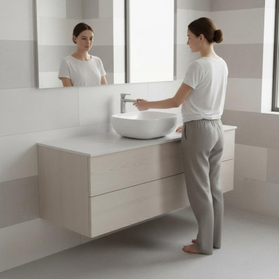 Keramik Waschbecken Waschtisch Aufsatzwaschtisch Deko Becken Waschschale