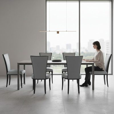 Set 6x Massivholz Stuhl Esszimmerstuhl Designer Stuhl Stühle Esszimmerstühle Neu