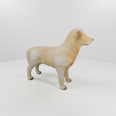 Hund Dekorative Statue Garten Figuren Statuen 75cm Lebensgroß Figur Plastik