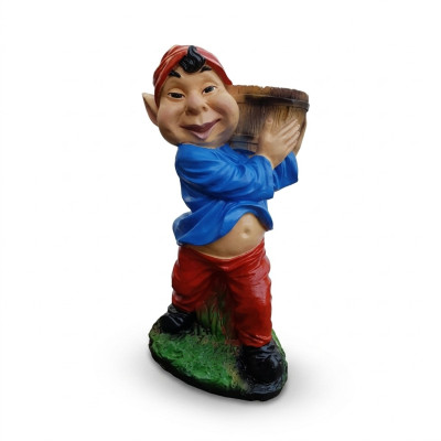 Hübscher Asiatischer Gnom Garten 52cm Garten Dekoration Figuren Statuen 52cm Neu