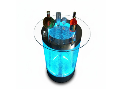 Led Bar Tisch Wasser Wand Bar Theke Regal Möbel Beleuchtete Couchtisch