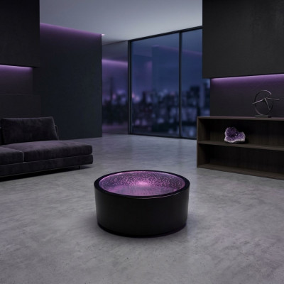 Led Rund Beistelltisch Wasser Wand Bar Theke Regal Möbel Beleuchtete