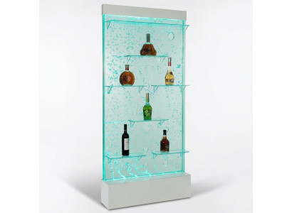 Regale Designer Beleuchtet Led Wasser Wand Bar Regal Säule Theke Wassersäulen