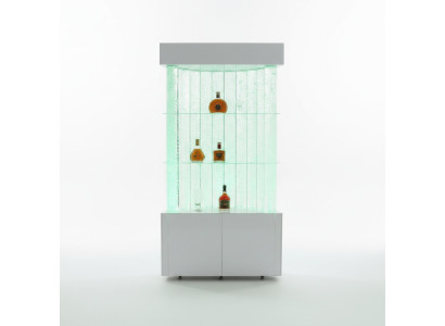 LED Regal Bar Wasser Wand Säule Deko Beleuchtete Wasserwände Bar Theke