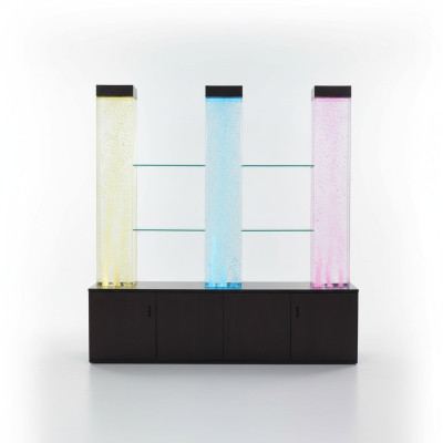 LED Regal Bar Wasser Wand Säule Beleuchtete Wasserwände Bar Theke Regal Möbel