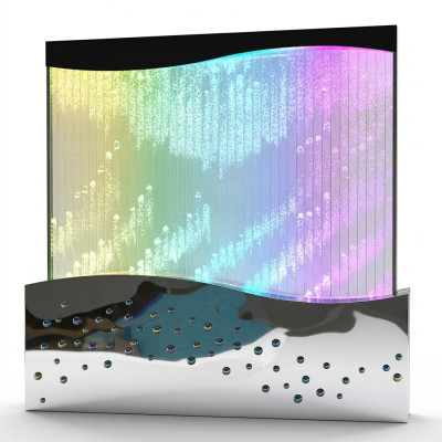 Wandpaneel Wasserblasen LED Wasserwand Designer Wasser Wand