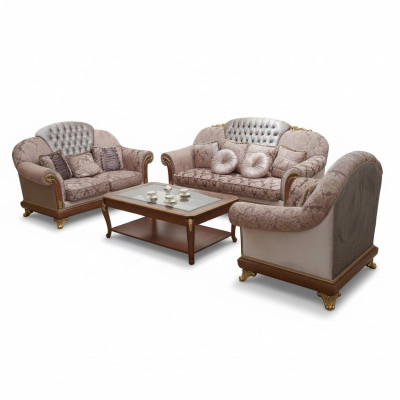 Sofagarnitur 321 Sitzer Set Design Sofa Polster Couchen Couch Neu 3 tlg.