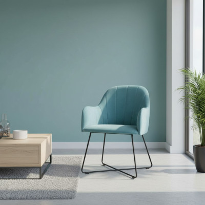 Design Stühle Stuhl Sitz Praxis Ess Zimmer Textil Stoff Polster Warte Kanzlei