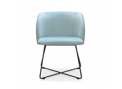 Design Stuhl Sitz Praxis Ess Zimmer Stühle Textil Stoff Polster Warte Kanzlei
