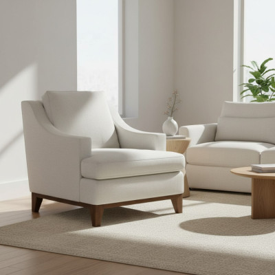 Sessel Lounge Sessel Polstersessel Stuhl Wohnzimmer Schlafzimmer 8x er