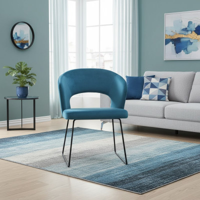 Design Wartezimmer Stuhl Sitz Praxis Ess Zimmer Stühle Textil Stoff Polster Neu