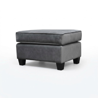 Sitzhocker Hocker Pouf Puff Sitzpouf Fußhocker Ottomane Samt 75x53m