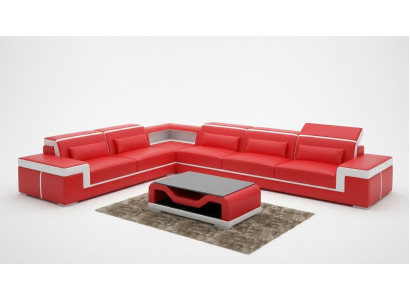 Designer Sofa Couch Ecksofa Polster Garnitur Wohnlandschaft L-Form