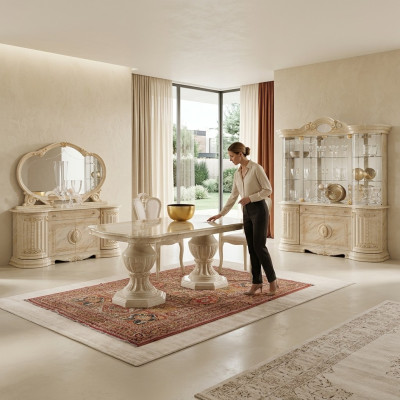 Luxus Vitrine Schaufenster Regal Schränke Vitrinen Glas Schrank Modern Stil Holz
