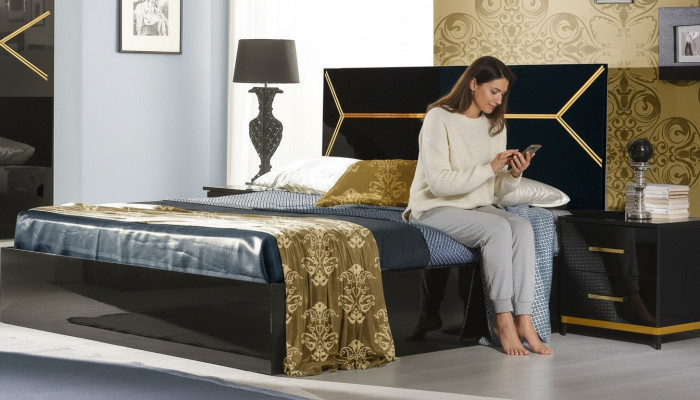 Klassisches Stil Betten Leder Doppel Hotel Bett Moderne Schlafzimmer Möbel Holz
