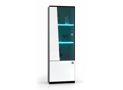 Edle Vitrine Modern Stil Schrank Schaufenster Wohnzimmer Glas Wohnzimmer Neu