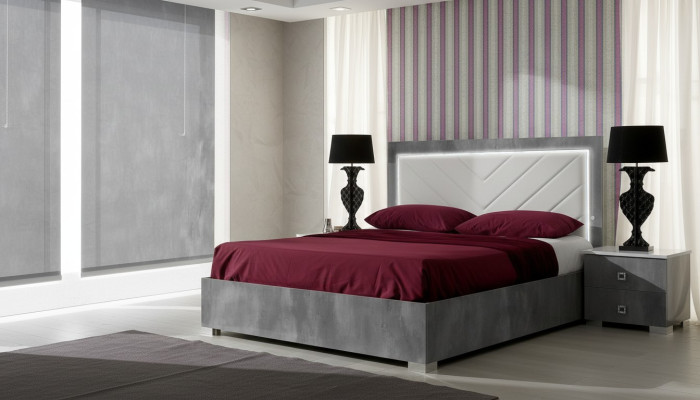 Designer Polsterbett Bett Betten Holzbett Doppelbett Ehebett Designerbett NEU