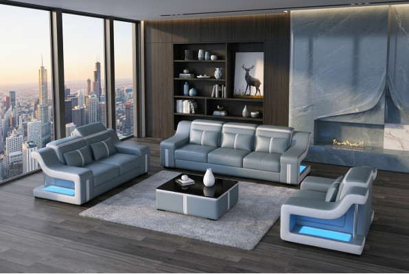 Sofagarnitur 3+1 Polster Designer Sofas Garnitur Couch Sofa Garnituren