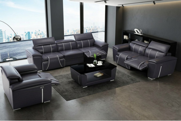 Ledersofa Sofagarnitur 31 Sitzer Set Garnitur Polstersofa Couch Designer