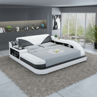 Multifunktion Bett Doppelbetten Modernes Bettgestell Betten 180x200cm