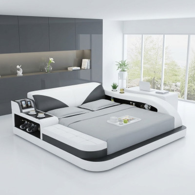 Multifunktion Bett Doppelbetten Modernes Bettgestell Betten 180x200cm