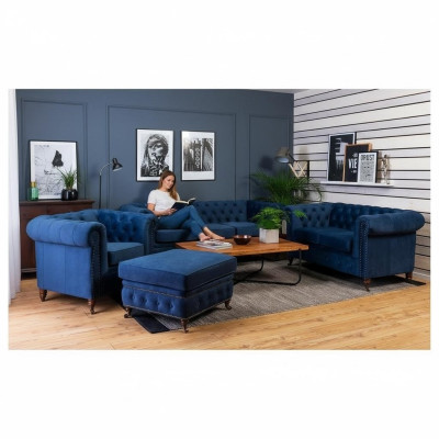 Chesterfield 3 Sitzer Couch Polster Couchen Sitz Wohnzimmer Sofa Dreisitzer Neu
