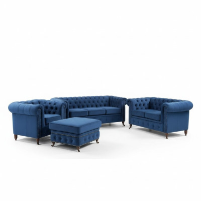 Chesterfield 3 Sitzer Couch Polster Couchen Sitz Wohnzimmer Sofa Dreisitzer Neu