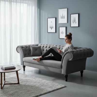 Sofa 2 Sitzer Design Sofas Polster Moderne Stoff Sitz Zweisitzer Leder Neu