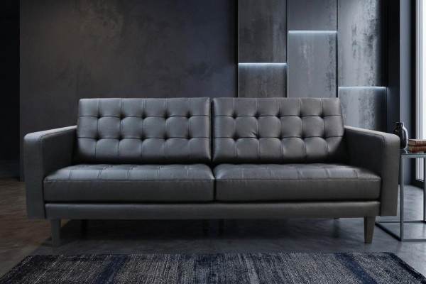 Sofa Couch Sofas Polster 3 Sitzer Leder Couchen Garnituren Sitz Design