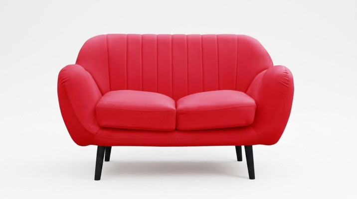Sofa 2 Sitzer Design Sofas Moderne Polster Stoff Sitz Zweisitzer Leder Neu