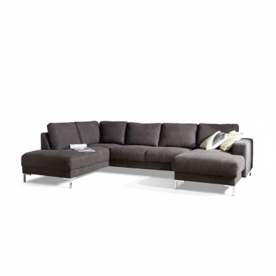 Wohnlandschaft Ecksofa U-Form Couch Sitz Polster Set Garnitur Modern