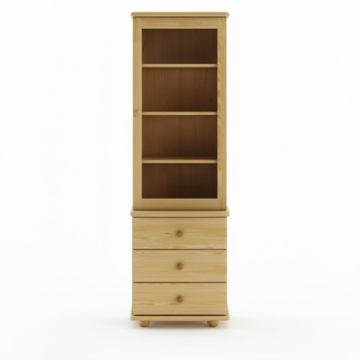 Vitrine Wohnzimmer Möbel Holz Vitrinen Glas Schrank Regal Anrichte Neu Massive