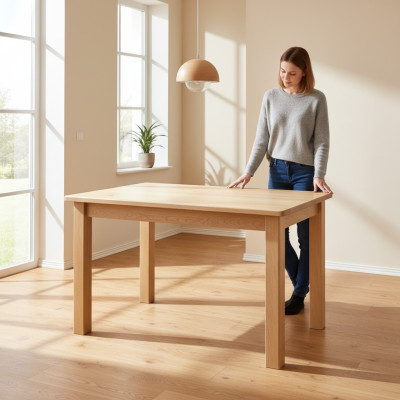 Esstisch Holz Tische Wohn Ess Zimmer 150x75 Massivholz Esstische Echtholz Tisch